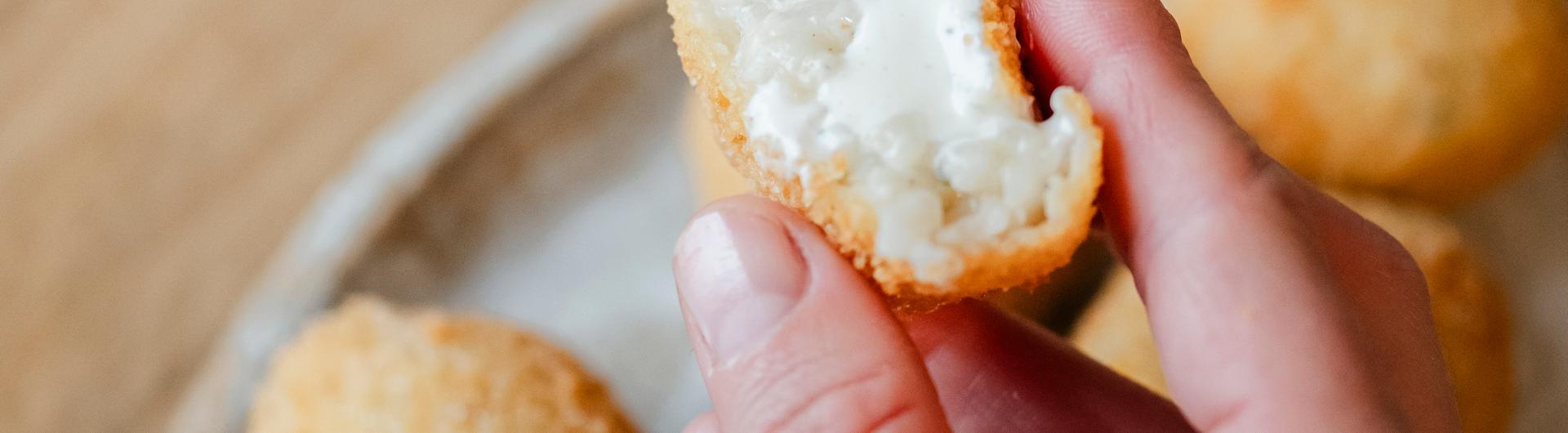 Arancini, coeur de Crème Fraîche Épaisse 30% 