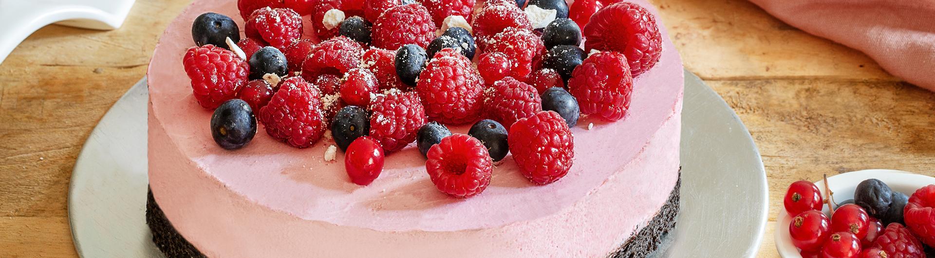 Cheesecake au Cream Cheese et aux fruits rouges