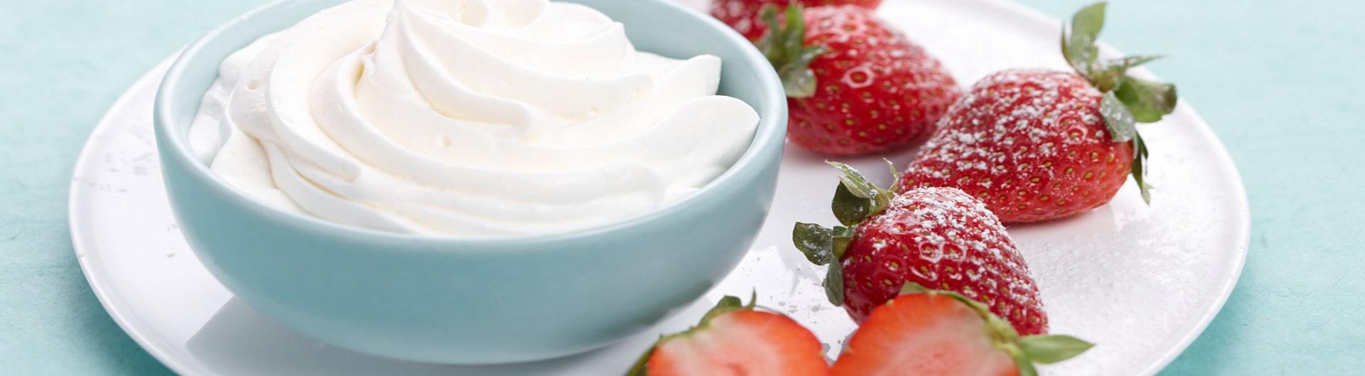 Crème chantilly à la Crème Fraîche Épaisse 30%