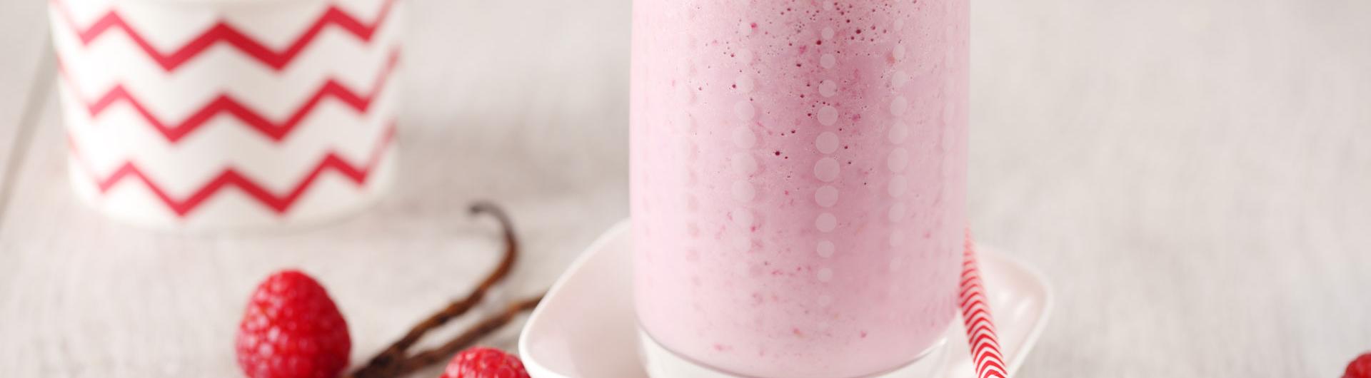 Milk Shake framboise vanille