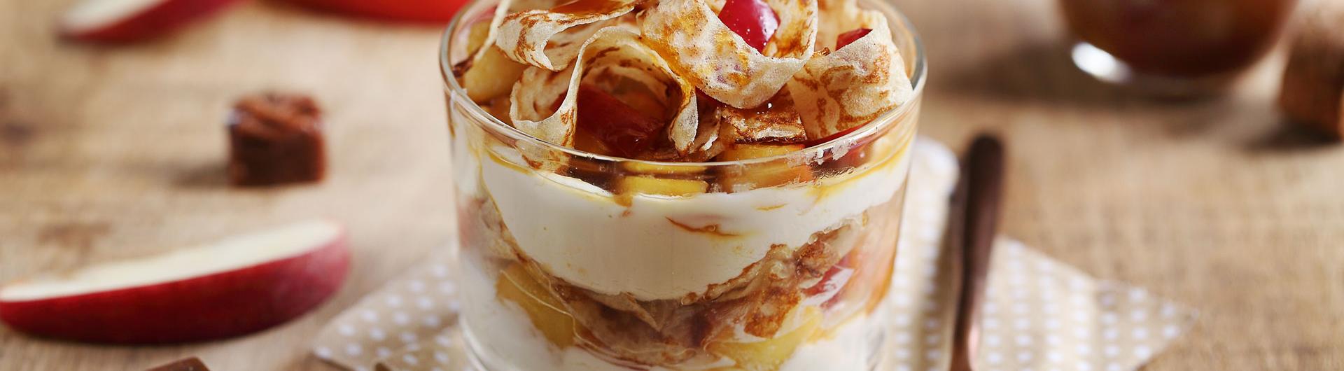 Tiramisu breton pommes caramel
