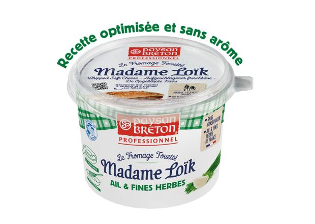 Nouvelle recette pour le Fromage Fouetté Madame Loïk Ail et Fines Herbes