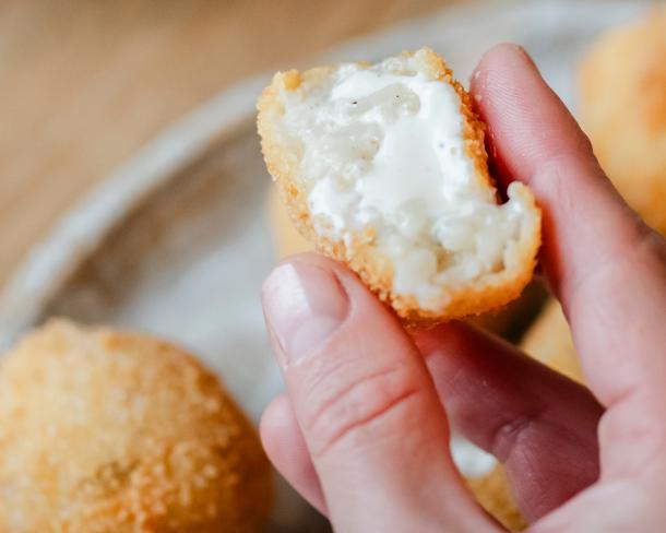 Arancini, coeur de Crème Fraîche Épaisse 30% 