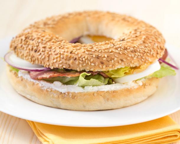 Bagels B.L.O. (Bagels / Laitue / Oeuf) au Cream Cheese