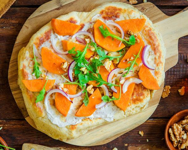 Pizza naan Aurelie Desgages