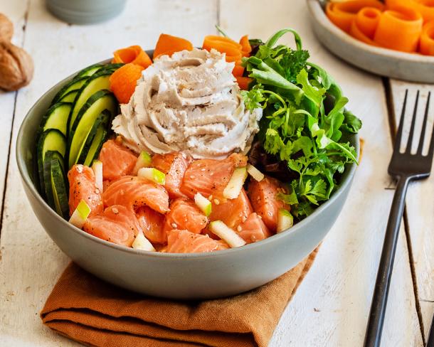 Poke Bowls et Fromage Fouetté Madame Loïk Nature