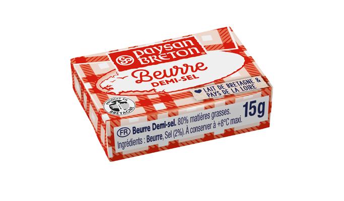 Beurre micropain Paysan Breton Demi-Sel 15g