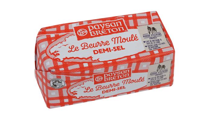 Beurre moulé Paysan Breton Demi-sel 250g