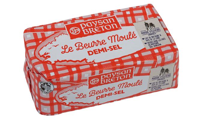 Beurre moulé Paysan Breton Demi-Sel 500g