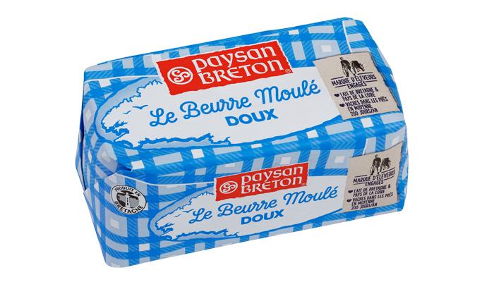 Beurre moulé Paysan Breton Doux 250g