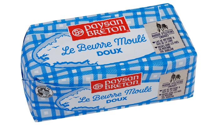 Beurre moulé Paysan Breton Doux 500g